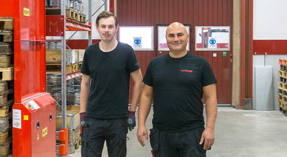 elias och adnan i hagabs produktion